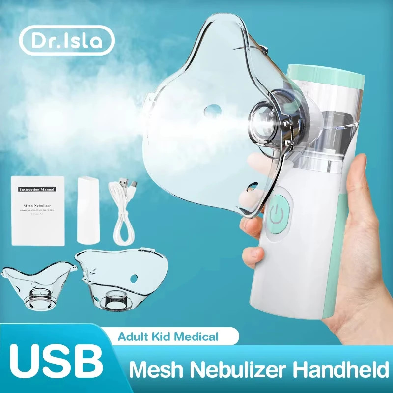 ABX Medical Handheld Portable Nebulizer Inhalator Adult Kids Mini Silent Steam Nasal Humidifier Inh