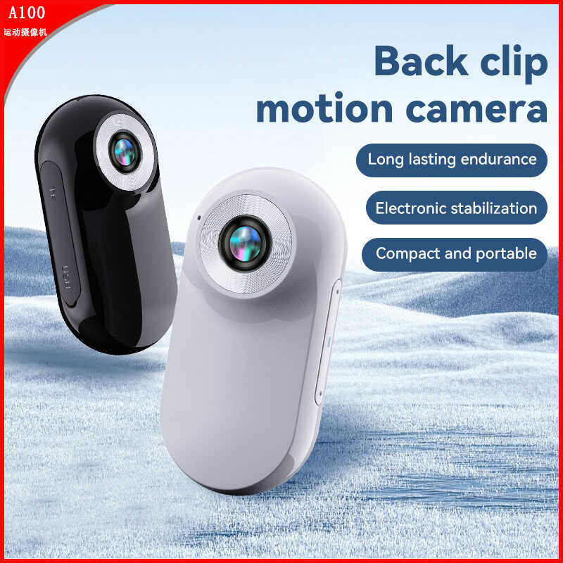 HD Magnetic Thumb Sports Camera Outdoor Cycling Camera Collar Pet Camera Sports Recorder