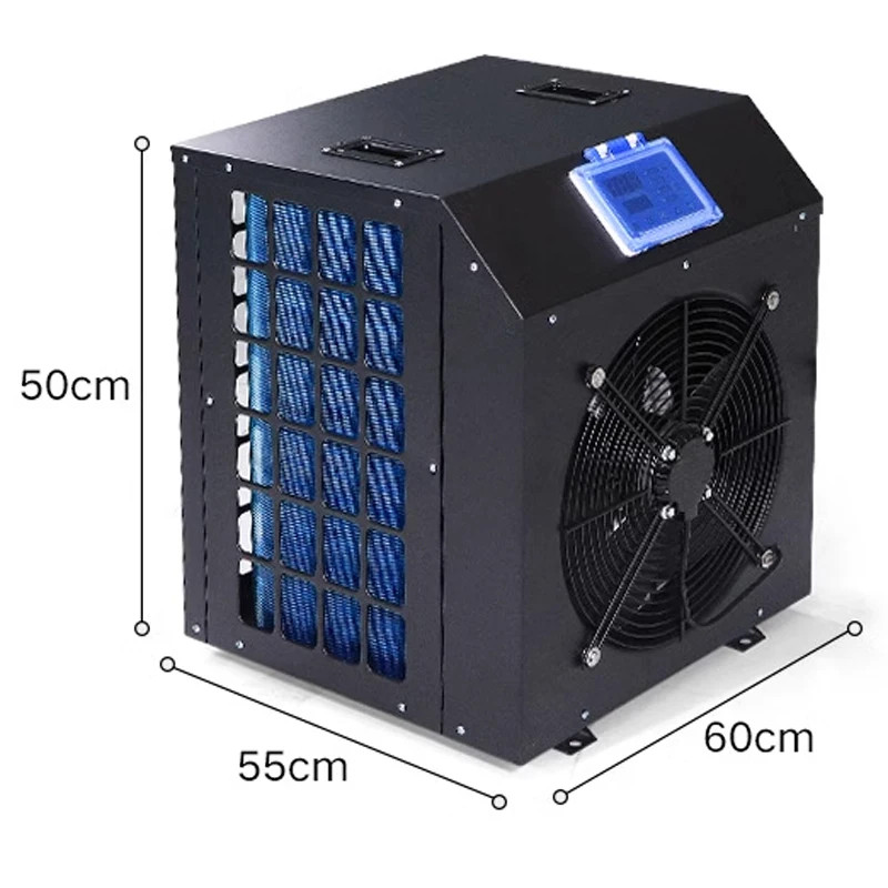 Water Chiller Cold Plunge Tub Cooling Home Use Portable Ice Bath Black Chiller with WIFI Pump Intel