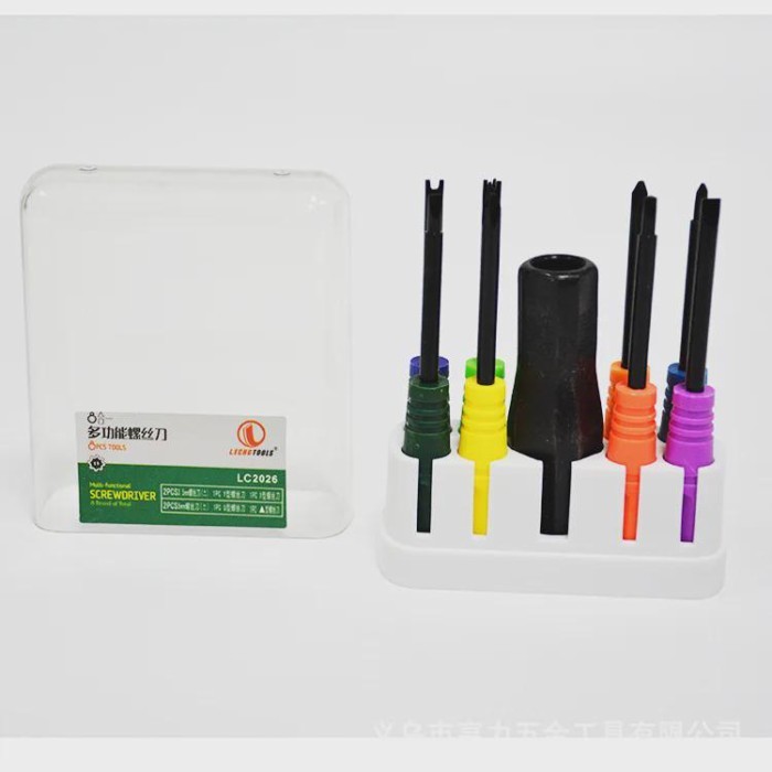 8 In 1 Screwdriver Set Y Shape U Triangle Cross Reverse Torx Multipurpose Tools