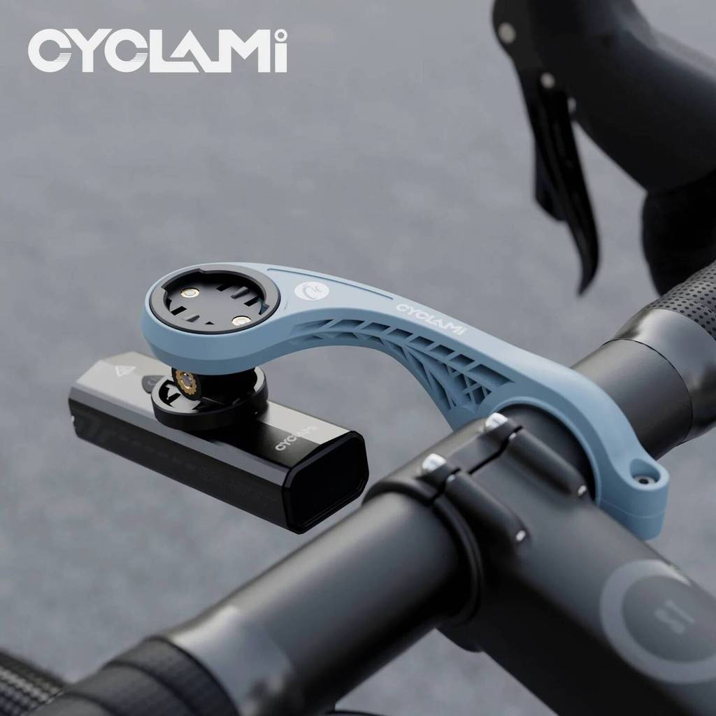 CYCLAMI S2 จักรยานคอมพิวเตอร์ MTB แผนที่ GPS ไฟหน้ากล้อง GoPro Bracket สีชมพูสีฟ้าสําหรับ XOSS G G2 