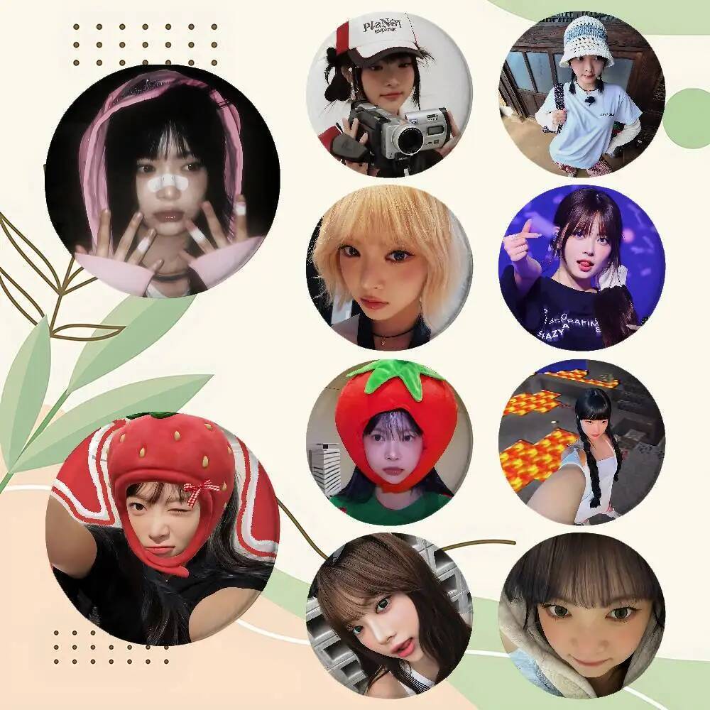 Hot Cute-H-eunchae-S Kawaii Badges เคลือบ Pin การ์ตูนเข็มกลัดสําหรับกระเป๋าเป้สะพายหลังเสื้อผ้า