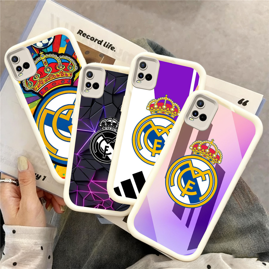 VK15 M-madridปลอกสําหรับเคสซิลิโคนอ่อนนุ่มVIVO IQOO Z9X S1 V29E Y35 V15 V40 V20 Y28 Z9 Pro 2024 5Gวั