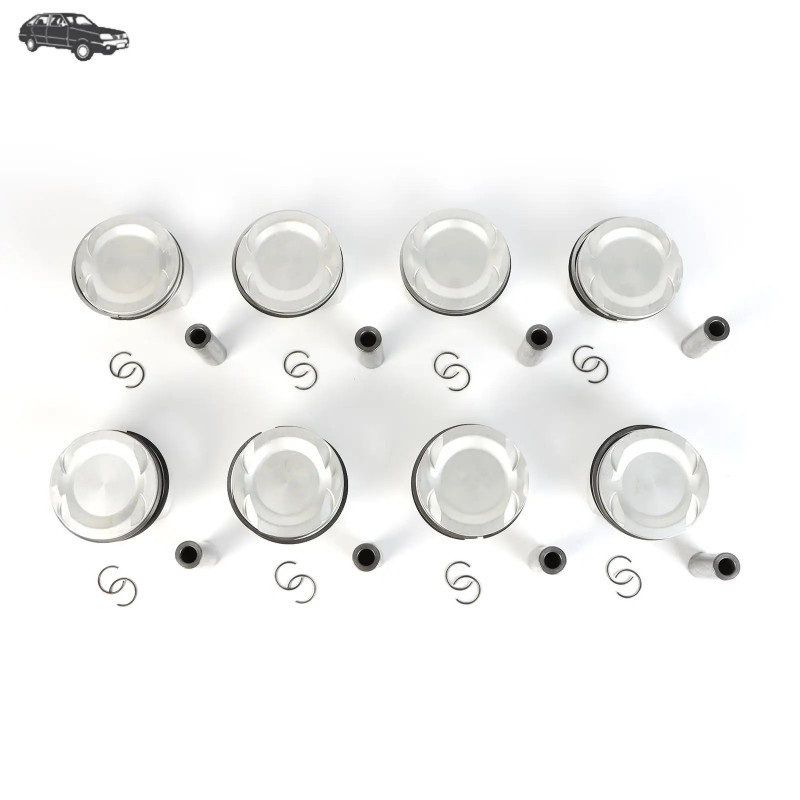 8pcs Pistons&Rings Kit Φ89mm 11257598207 11257556955 For BMW M5 M6 X5M X6M E70 F10 F85 F12 S63B44A