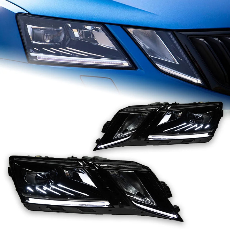 Car Styling Head Lamp for Octavia Headlight 2018-2020 New Octavia LED Headlight DRL LED Projector L