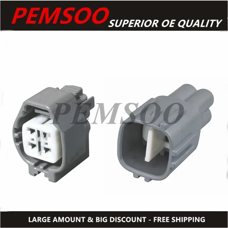 2PCS 4Pin 90980-11028 90980-11027 Automotive Connector For Toyota 1JZ-GTE 2JZ-GTE Bulkhead Socket 6