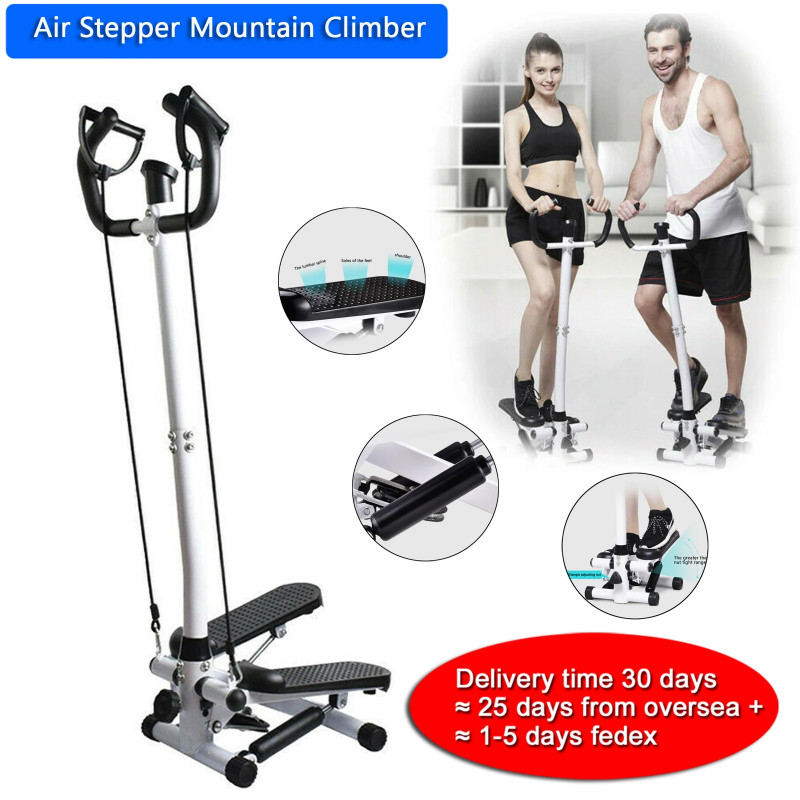 Topteng Fitness Workout Exercise Air Stair Stepper Machine Cardio Equipment + Handle Bar