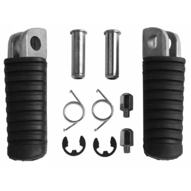 Motorcycle Front Footrests Foot Pegs For KAWASAKI ZRX400 ZRX400 ZRX1100 ZRX1200 EX250 NINJA 250R 20