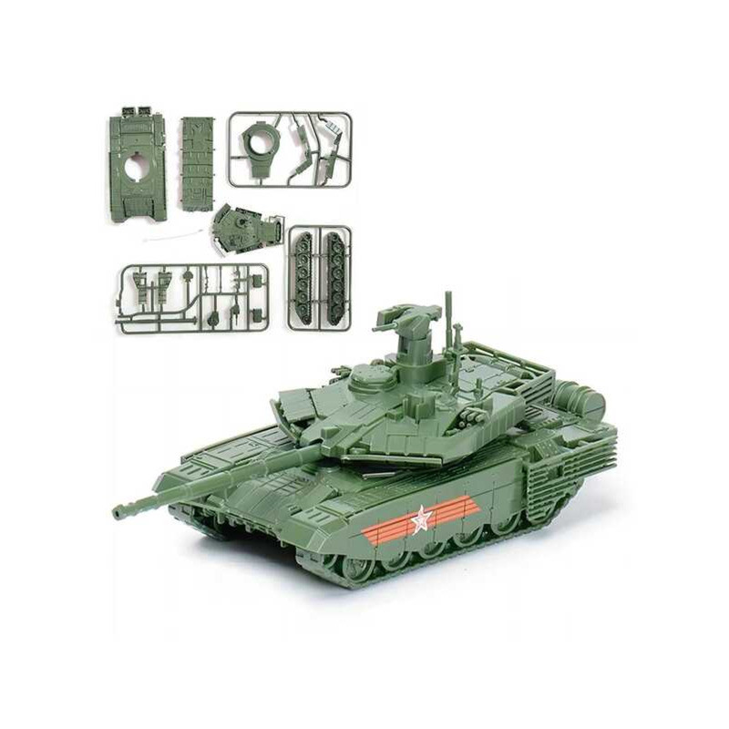 C Viikondo Toy Tank Model Kit 1/72 Scale Modern Russia T-0Ms/ T-14 Armata Vehicle Plastic Military