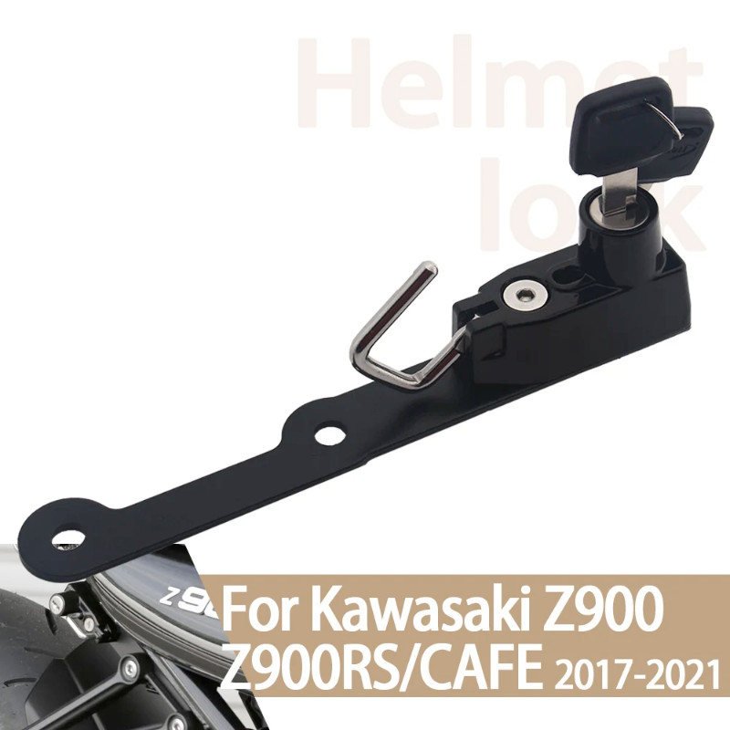 For Kawasaki Z900RS Z 900RS Z900 RS Z 900 RS 2017-2021 2018 2020Motorcycle Helmet Lock Kit Aluminum