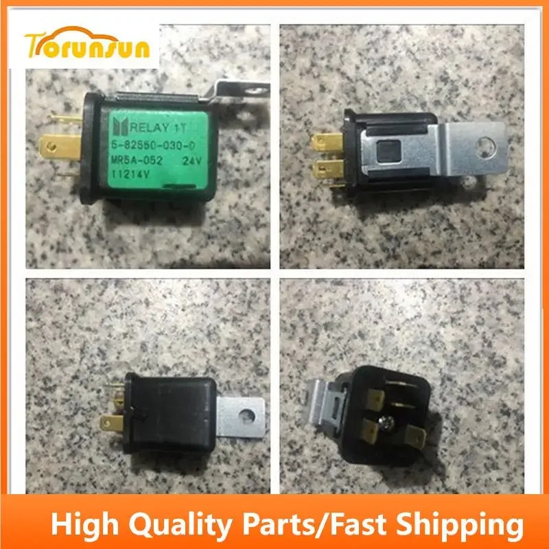 2pcs 5-82550-030-0 Relay 24V for Isuzu 6BG1 6BG1T Forklift 5825500300
