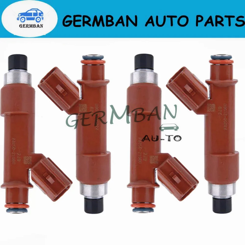 23250-21060 4x Fuel Injector For Toyota Yaris 1.3L NCP90 NCP92 2NZFE 23209-21060