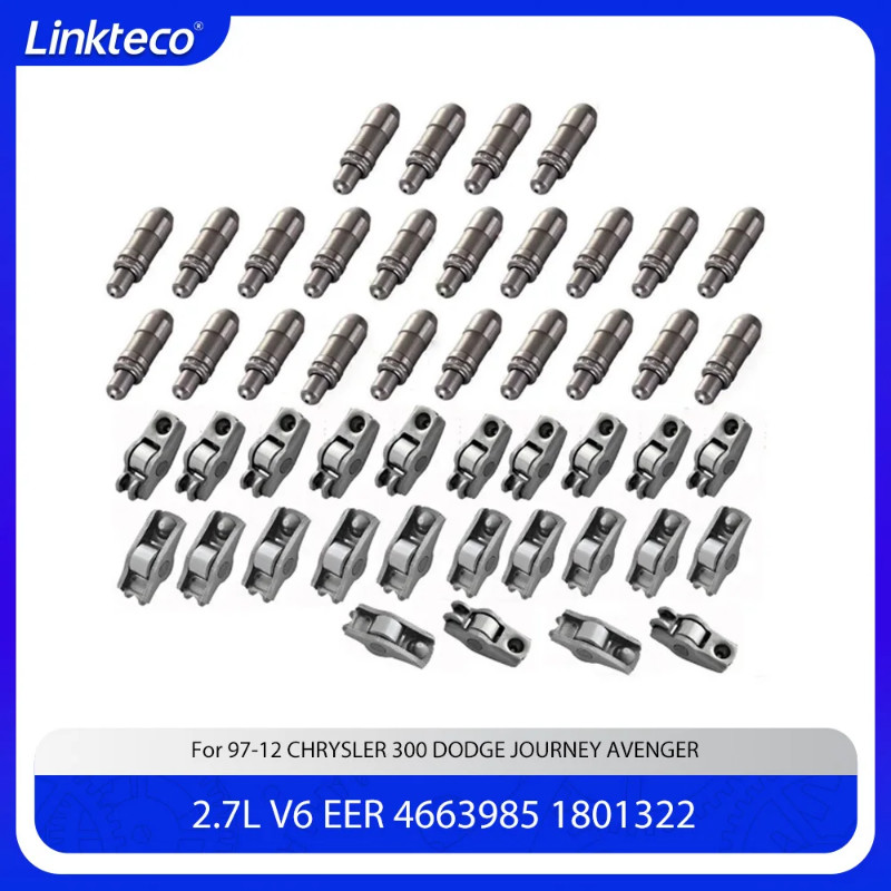 Engine part Rocker Arms Valve Lifters Set Fit 2.7 L V6 EER GAS For 97-12 2.7L CHRYSLER 300 CIRRUS D