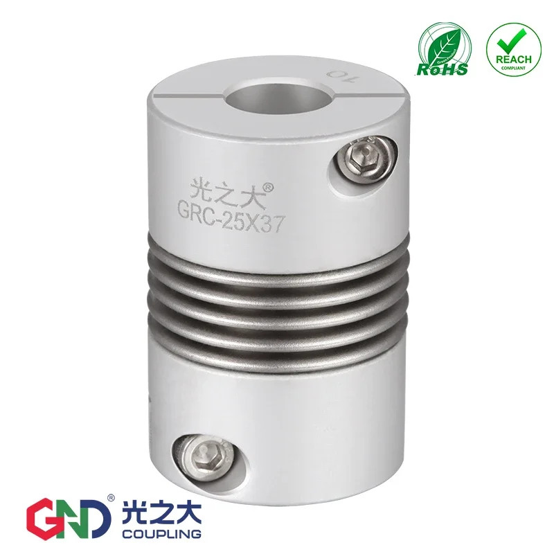 2024 New GND Coupling Metal Shaft High Torque Motor Generator Bellows Servo Motor Spring Quick-bell