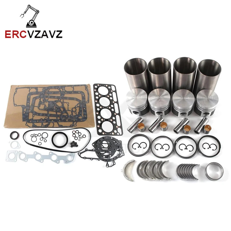 V1501 Overhaul Rebuild Kit STD 76mm For Kubota L345 L2602 L2802 L3202 L1500 L1501 Tractor B7820 L34