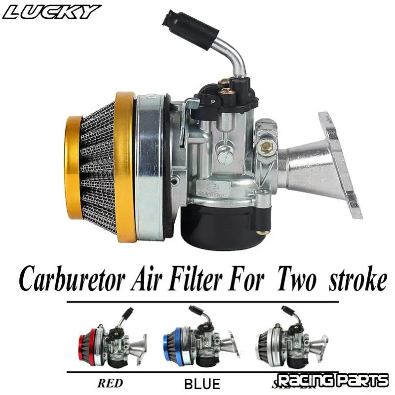 Motorcycle 37 49 50 80 cc 2 Stroke Water cooled Carb Carburetor With Intake pipe Air Filter For Min