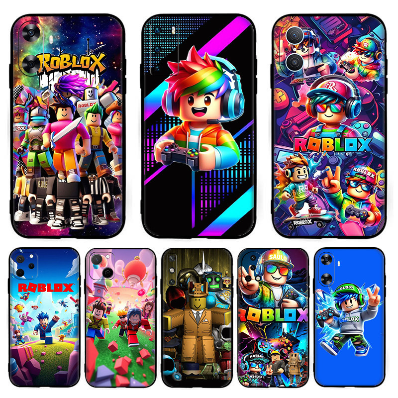 D + 8 การ์ตูนอะนิเมะ roblox สําหรับ Huawei Y9A Y5 Y6s Y6 Pro Y7 Y9 Prime TPU ซิลิโคนสีดําเข้ากันได้น