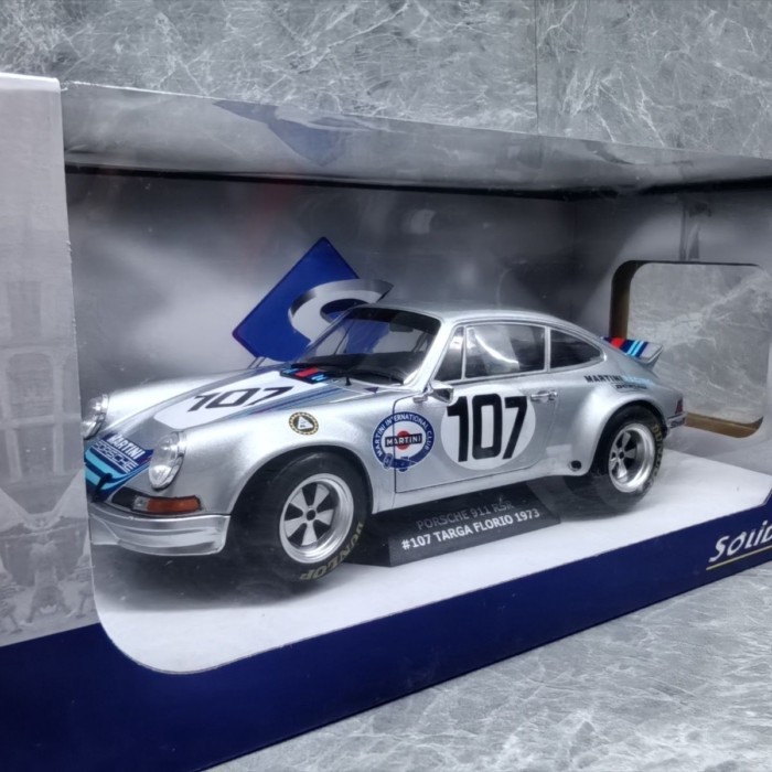 SOLIDO 1/18 PORSCHE 911 RSR #107 1973 โมเดลแข่งปอร์เช่อัลลอย