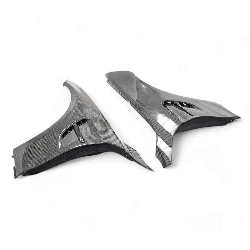 F32 Carbon Fiber Fibre Side Bumper Front Fender Vents for BMW F32 435I 2015，100% tested well