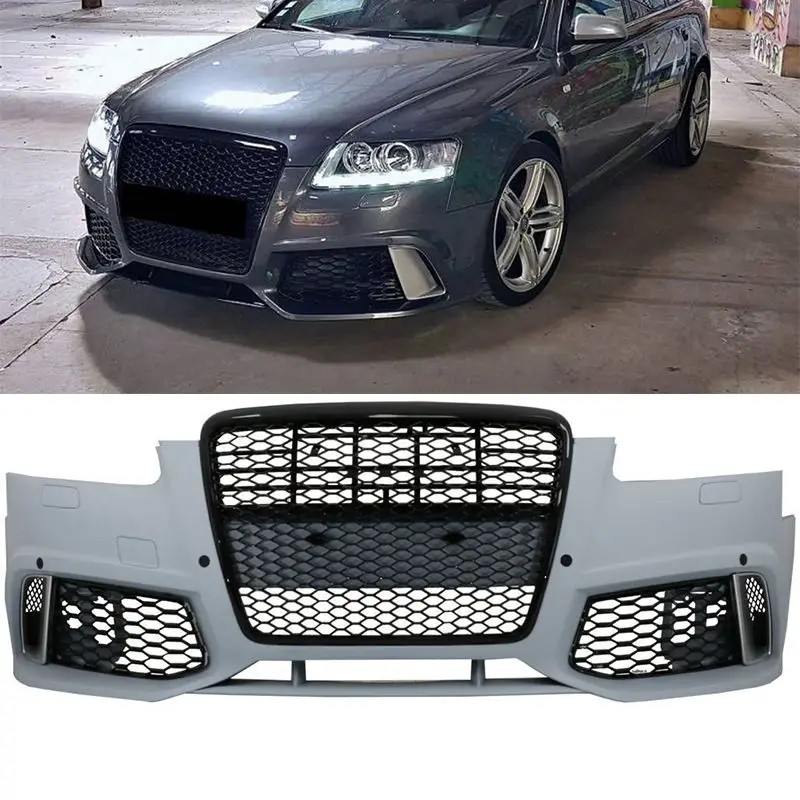 Upgrade Auto Front Bumper Grille Body kit for Audi A6 C6 4F RS6 C7 2004-2011