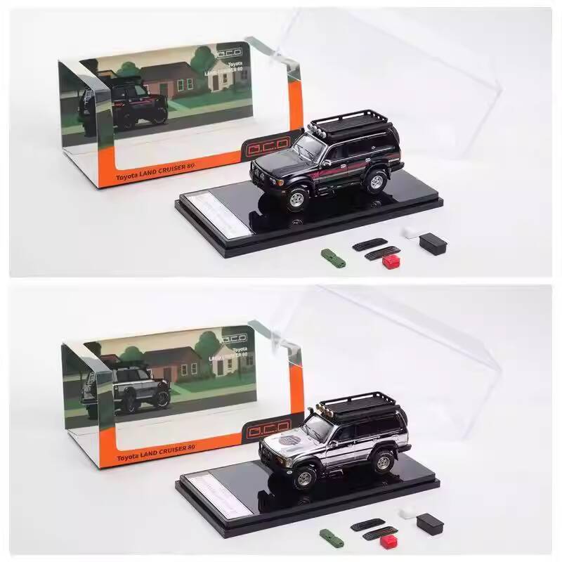 GCD 1: 64 Toyota Land Cruiser Land Cruiser LC80 VX Turbo รุ่นดัดแปลงรุ่นรถโลหะผสม