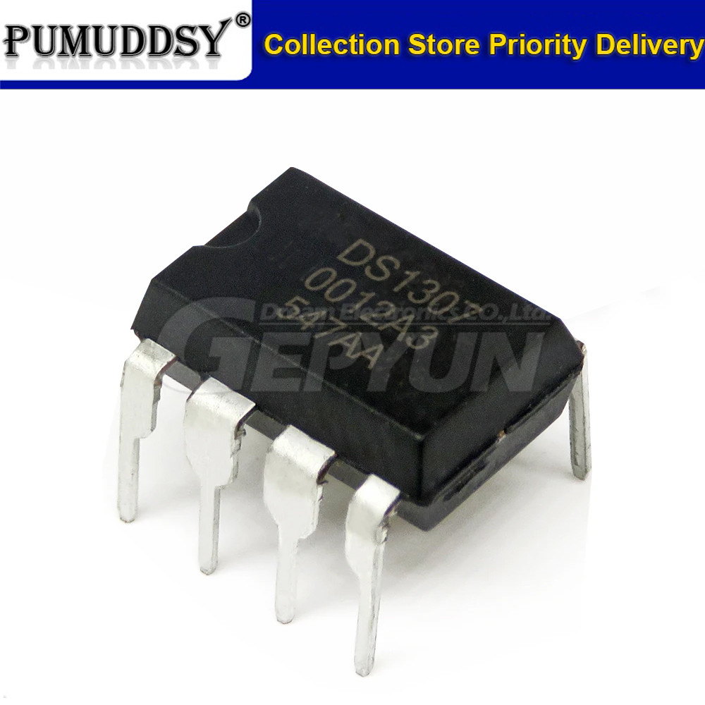 10PCS DS1302N DS1307N DS1307 DIP8 Trickle ชาร์จจับเวลาชิป DS1302 DIP ใหม่เดิม