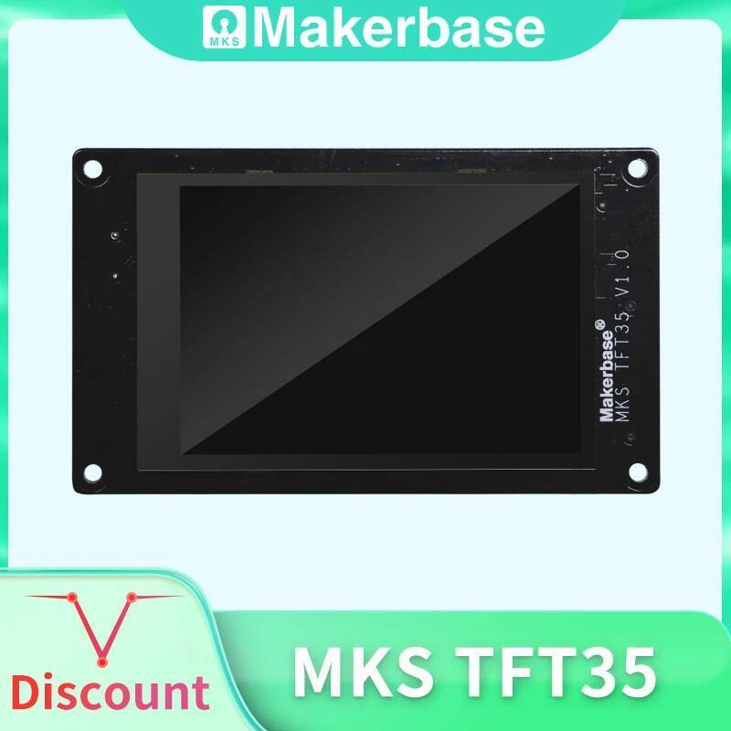 Makerbase MKS TFT35 V1.0 3.5 นิ้วหน้าจอสัมผัส 3d ชิ้นส่วนเครื่องพิมพ์แทรกการ์ด SD USB ดิสก์ด้านข้าง 