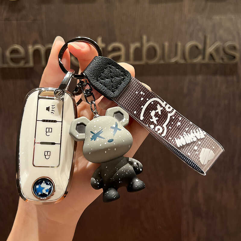 Dongfeng Qichen d60 ฝาครอบกุญแจรถ t60ev กระเป๋า t70 หัวเข็มขัด t90 รีโมทคอนโทรลป้องกันกรณี m50v ผู้ช