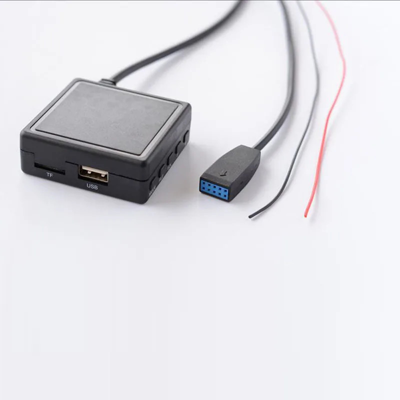 Car Bluetooth 5.0 Wireless HIFI Aux Microphone Adapter TF USB Flash Drive For BMW E46 3-Series CD A