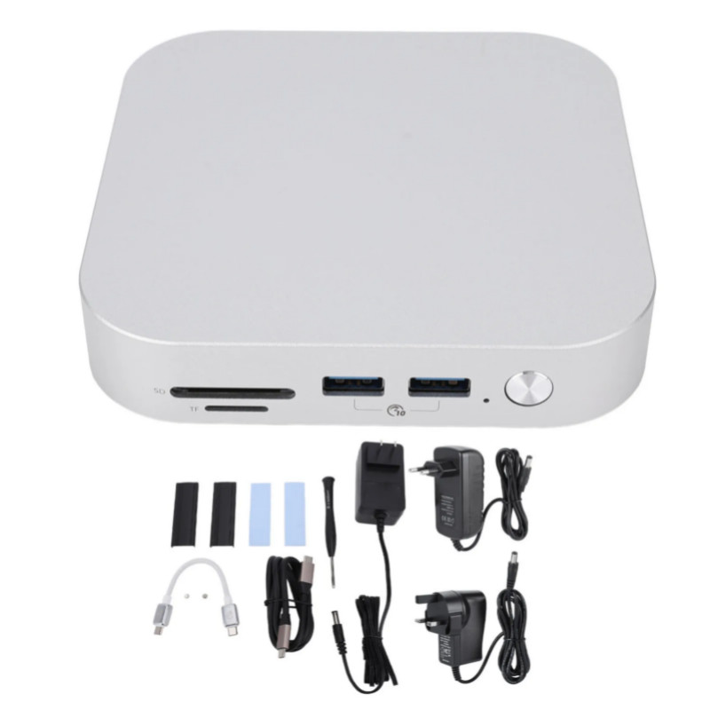 Aluminum Alloy Mount Dock for Mac Mini M4 Dock 40Gbps Bandwidth Plug and Play Fast Data Transfer Ea