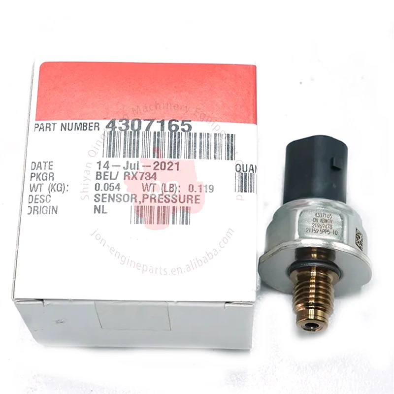 Machinery Engine Parts for Cummins Pressure Sensor 4307165 for Cummins ISB ISF 4307165