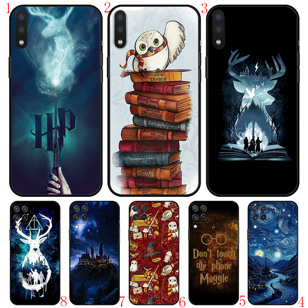 Samsung A22 A55 A56 J4 J6 J8 2018 J4 J5 J6 J7 Prime Plus Core V19 การ์ตูน Harry Potter เคสโทรศัพท์สี