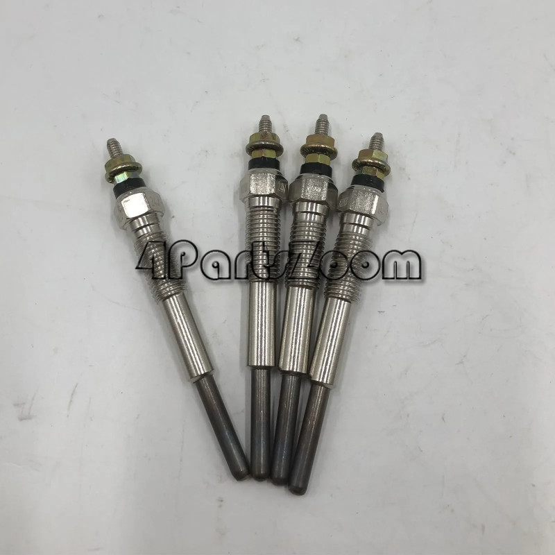 6008151340 600-815-1340 4 PCS Glow Plug Compatible With Komatsu 4D95S 4D95 4D94 4D95L Engine PC60-7
