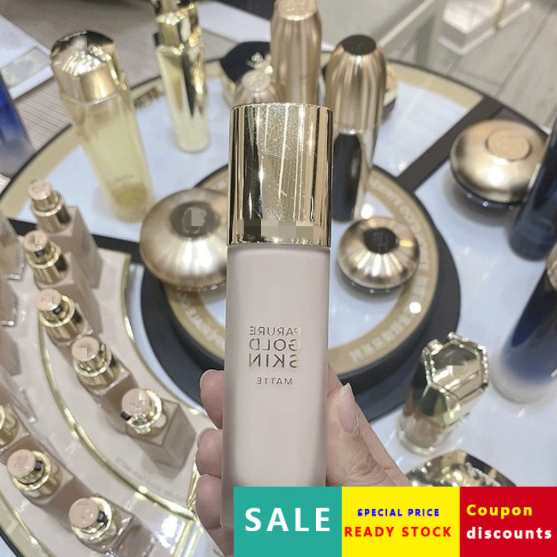 ยิงจริง❤ ยุโรปอเมริกันรุ่นใหม่ Golden Diamond Repairing Liquid Foundation Moisturizing Glossy Soft M