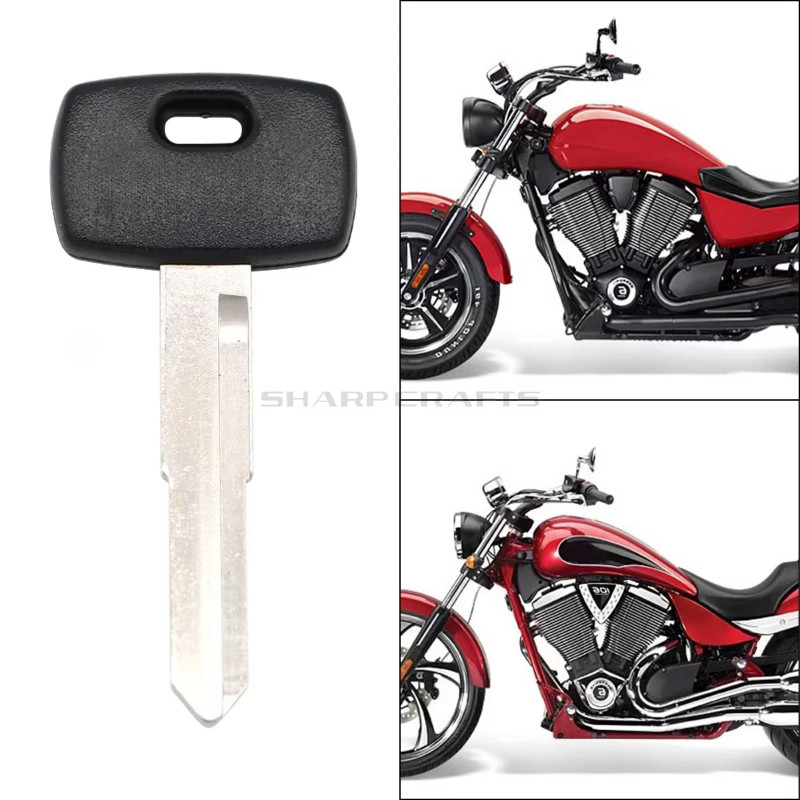 Motorcycle Blank Key Uncut Blade For Victory Jackpot Judge Hammers Standard Cruiser Sport Cruiser D