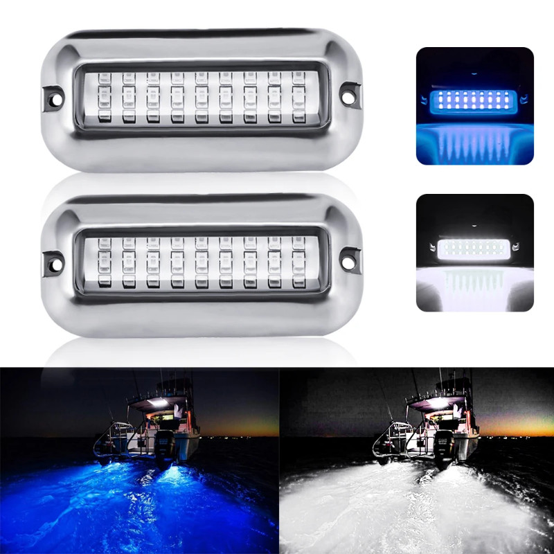 27LED 12V Boat Transom Light Underwater Pontoon Marine Ship Boat Accessories Light Waterproof Marin