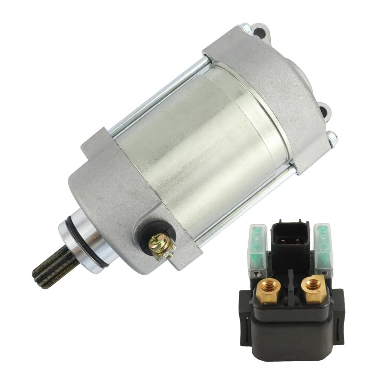 Electrical Starter Motor And Relay For YAMAHA FJR1300A FJR1300AS FJR1300AE FJR1300D-AS FJR1300D-AE