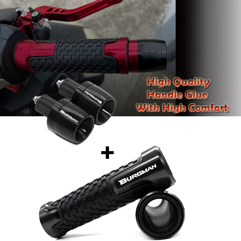 For Suzuki Burgman 650 400 125 200 AN650 AN400 AN125 AN200 Motorcycle Handle, Anti Slip Handle, 7/8
