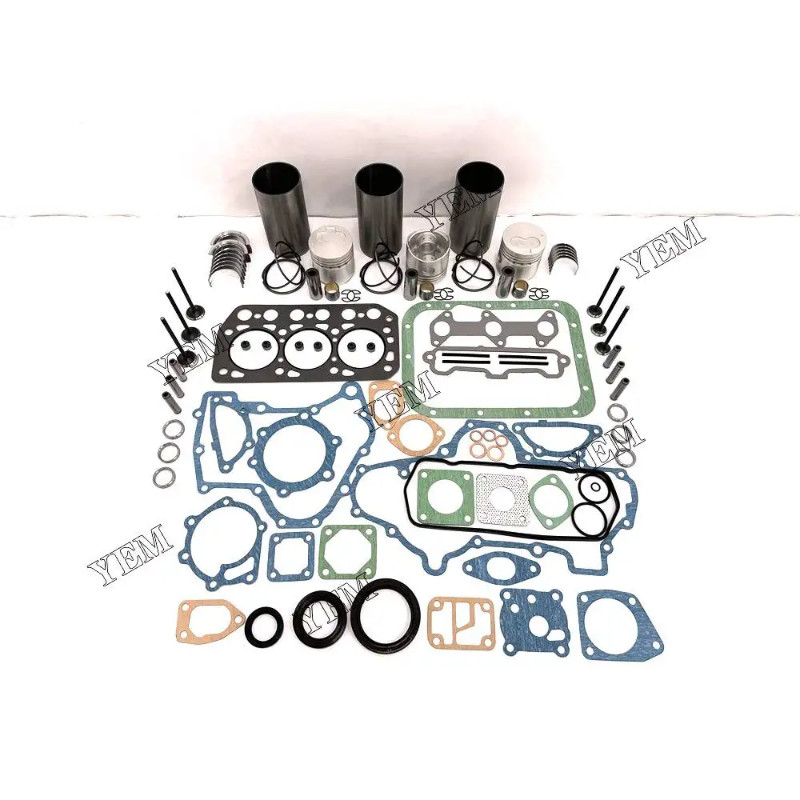 For Mitsubishi Overhaul Kit With Cylinder Gaskets Piston Rings Liner Bearing Valves K3E-IDI Engine