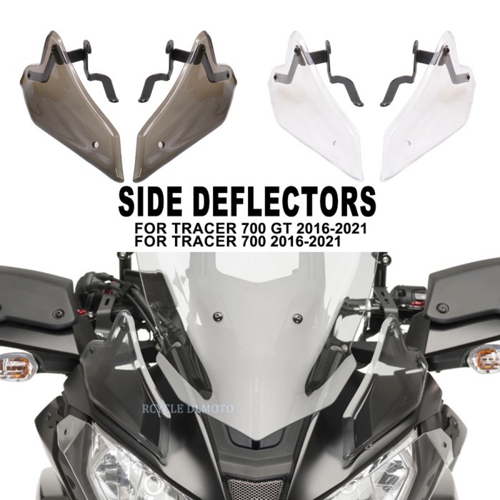 For Yamaha MT07/MT 07 Tracer 700 2020-2024 Motorcycles Accessories Transparent/Smoke Windshield Ven