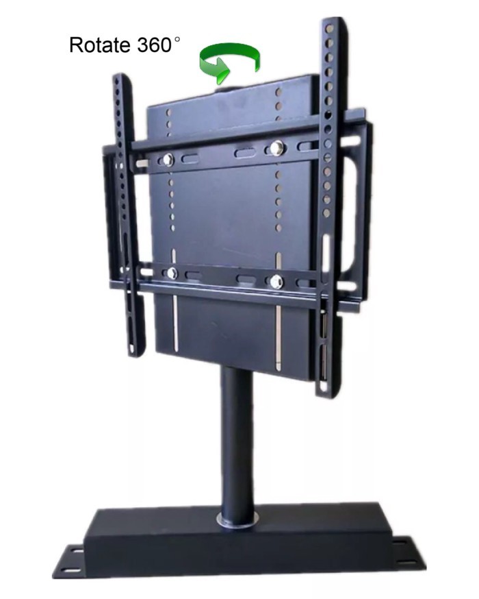 Partition Wall of Modern TV Background Living Room Activity Partition Wall Design Rotary TV Stand