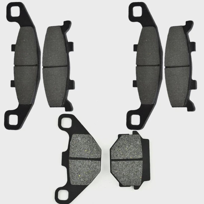 Motorcycle Brake Pads Front&Rear For Kawasaki KL650 KL 650 B1/B2/B3 Tengai 89-92 GPZ500 GPZ 500 S E