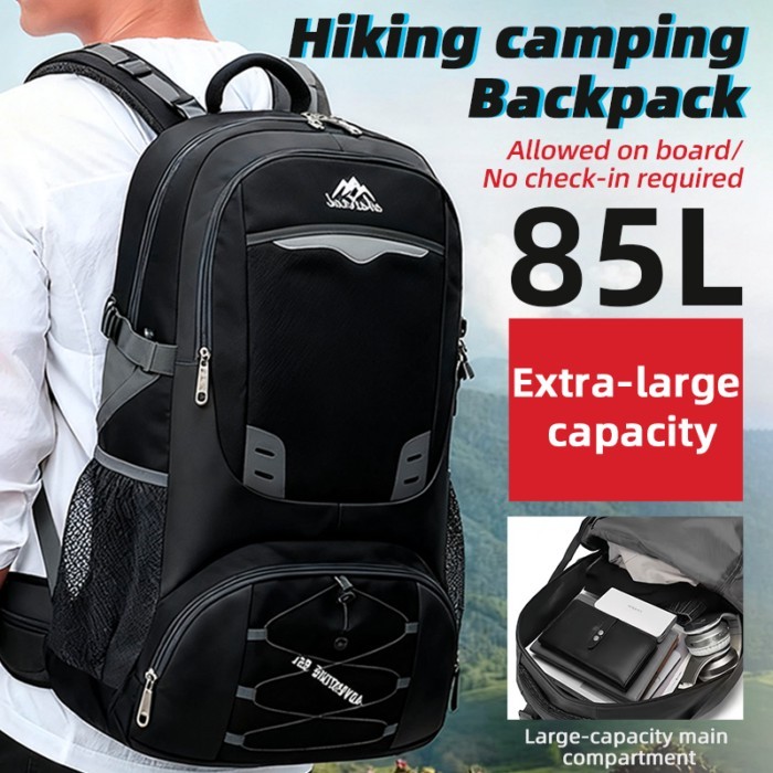【สต็อกพร้อมส่ง】กันน้ำกระเป๋าเป้สะพายหลัง กระเป๋าเดินTraveler Backpack 60L / 85L ทางWaterproof Outdoo