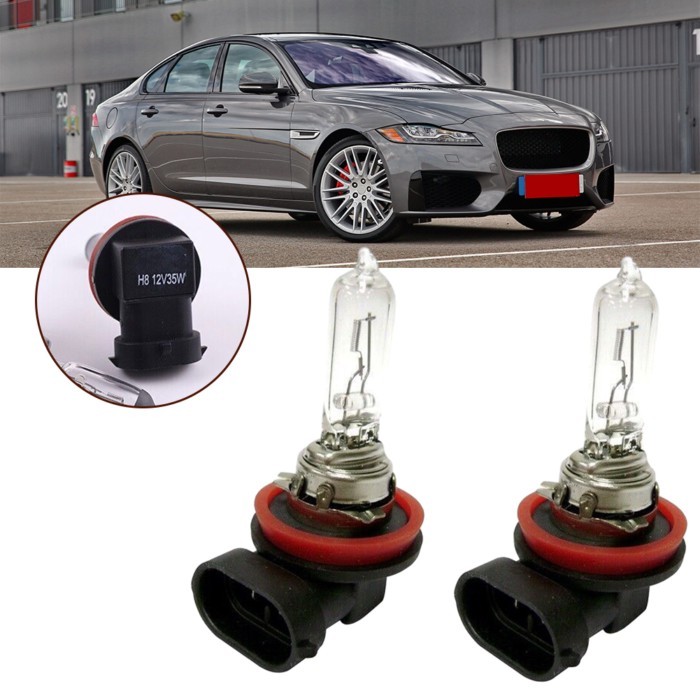 2pcs Super Bright Car Light H8 Auto Halogen Lamp Bulb Fog Lights 35W 12V 4300K Fog Lights Light Bul