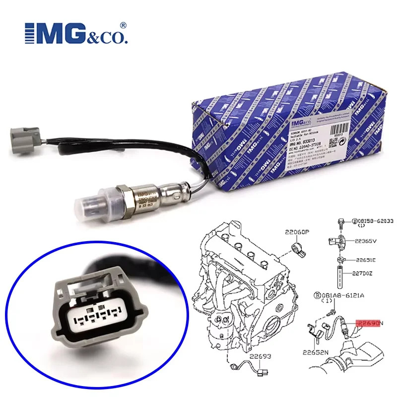 IMG Lambda Probe O2 Oxygen Sensor 226A0-3TS0B 226A03TS0B For NISSAN TEANA Altima 2.5L QR25DE 2013-O