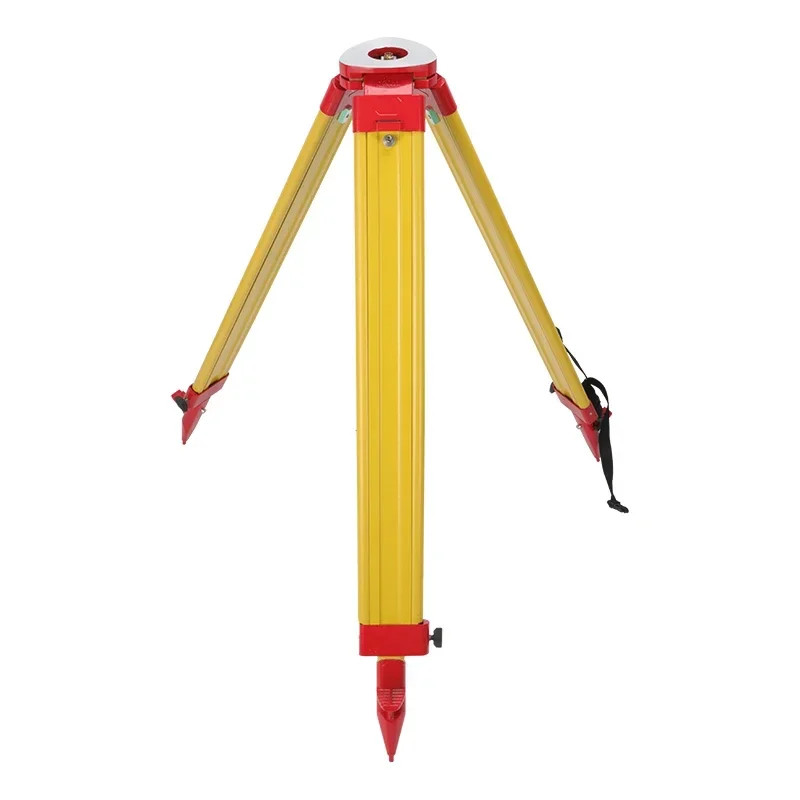 Wooden Tripod GST20-9-FCT Total Station RTK Survey Bracket with Self-locking Fastening