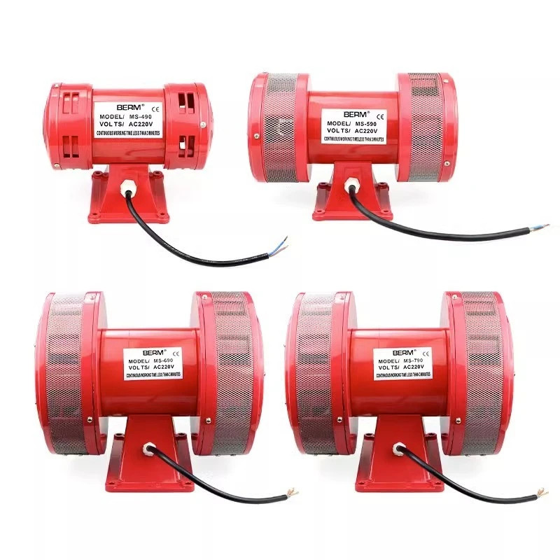 Bidirectional wind screw alarm, electric motor, air defense alarm, buzzer 220V
