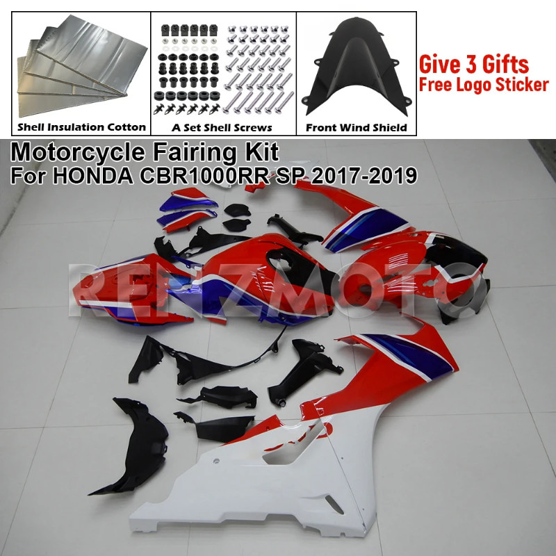 For Honda CBR1000RR CBR 1000RR 1000 CBR1000 RR 2017 2018 2019 Cowl Plastic Body Fairing Kit Motorcy