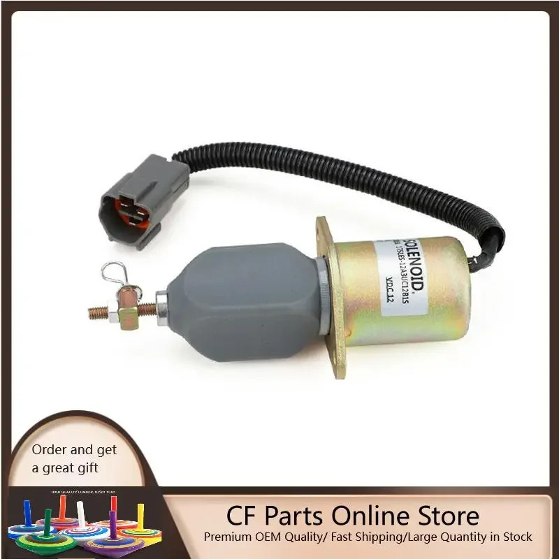 Buy YM 129953-77811 SA-4673-12 Fuel Shutoff Solenoid Fits YANMAR Engine 4TNV94 4TNV98