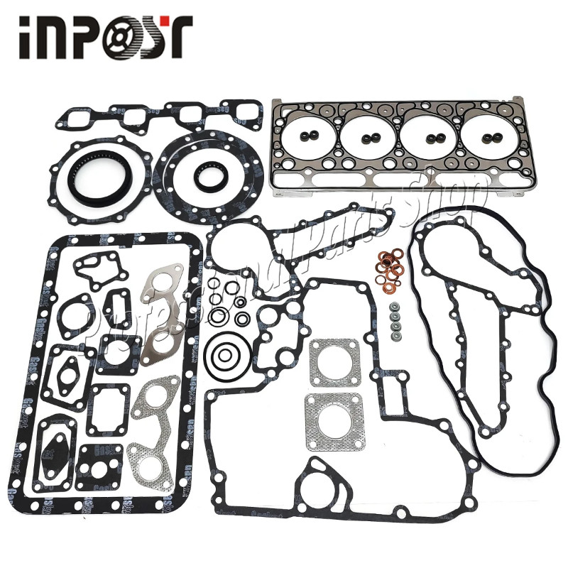 V2203 For Kubota Full Gasket kit with head gasket V2203 V2203T Bobcat 753 763 773 S130 07916-29505,